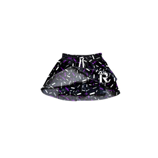 (Custom Design Preorder MOQ 5 Each Item) Team's Reading Royals Sprinkles Print Summer Bottom Skirts Shorts Mom and Me Matching Clothes