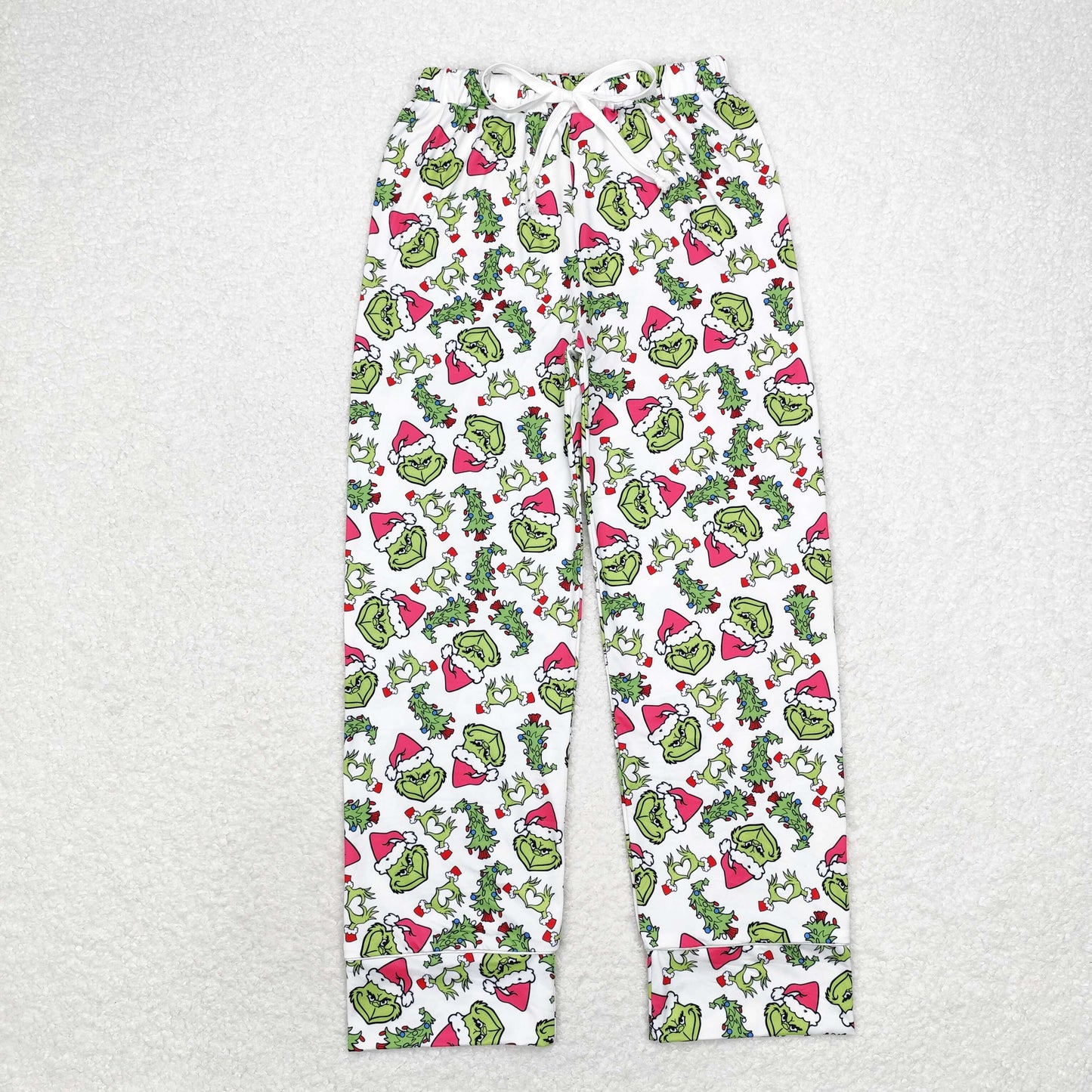 Green Frog Face Print Family Christmas Pajamas Matching Clothes