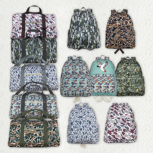 7 Colors Camo Print Backpack Kids Hunting Bags Back to School Bag