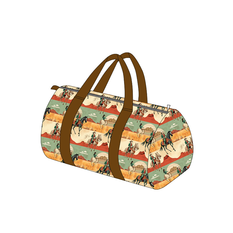 (Pre-order) BA0265 Cowgirl Print Western Gym Bag