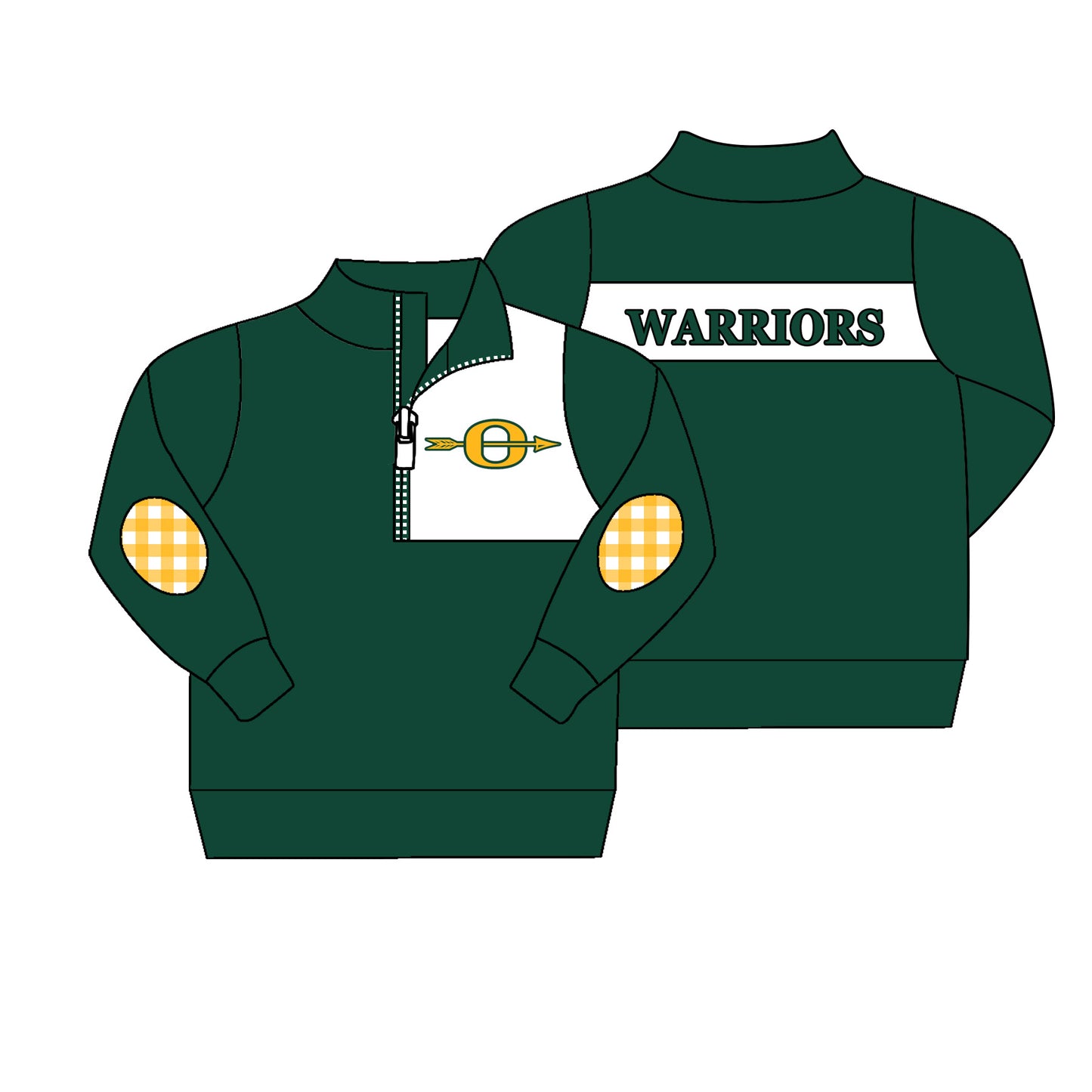 (Custom Design Preorder MOQ 5) Team's WARRIORS Print Boys Pullover Tee Shirts Top