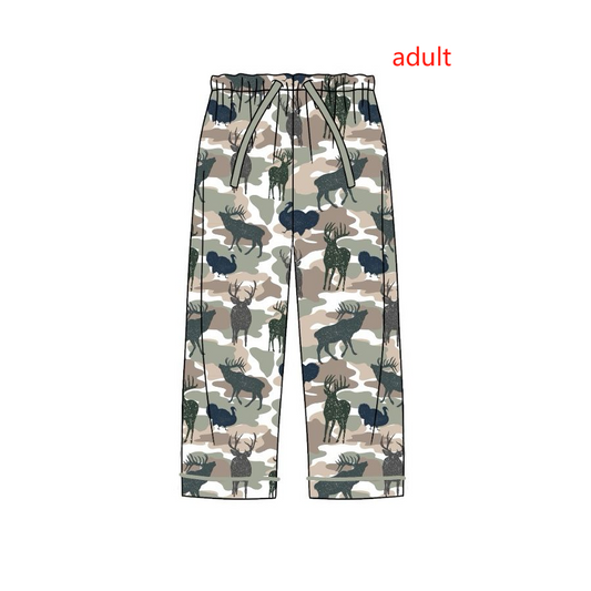 (Custom Design Preorder MOQ 5) Shopping Coffee Print Adult Pajamas Pants