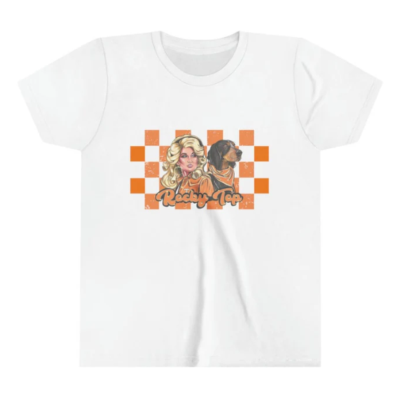 (Custom Design Preorder MOQ 5) Team's TENNESSEE Singer Print Girls Summer Tee Shirts Top