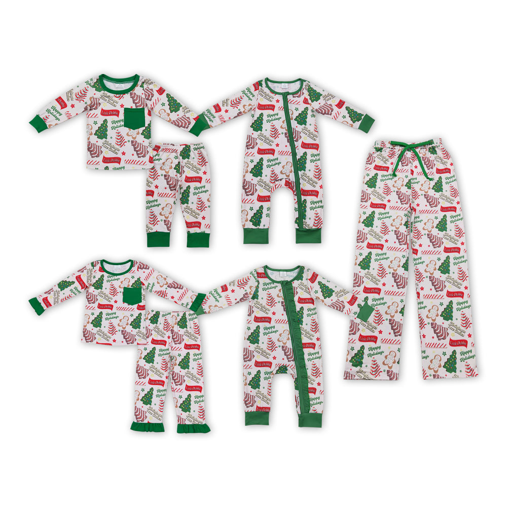 Christmas Debbie Cake Print Family Christmas Matching Pajamas Clothes