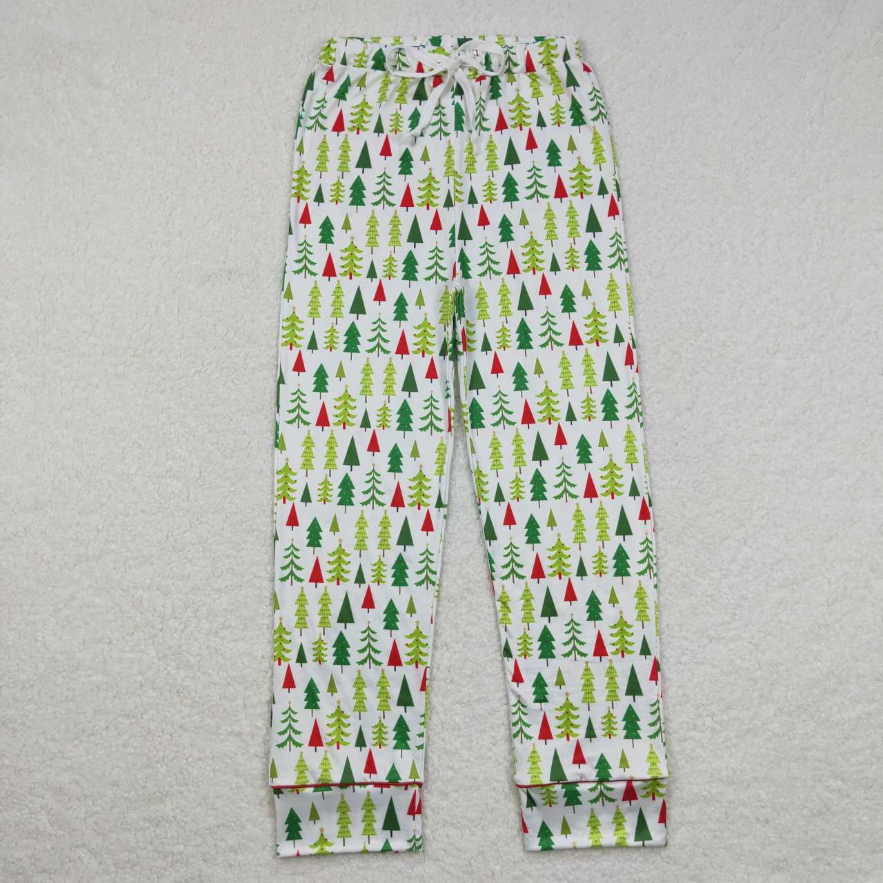 Green Red Tree Print Family Christmas  Matching Clothes