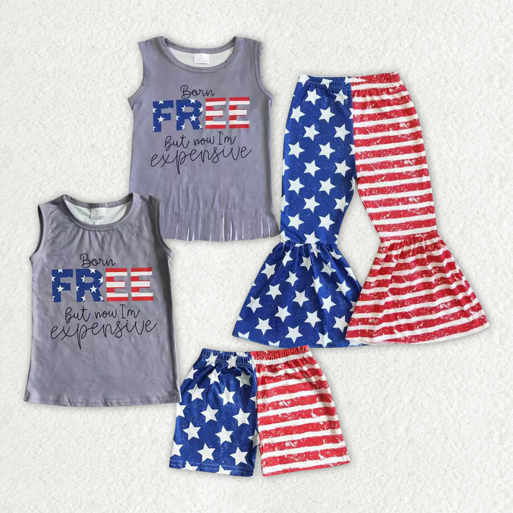 Baby Girls Boys 4th Of July Free Holiday Clothes Sets Sibling Wear