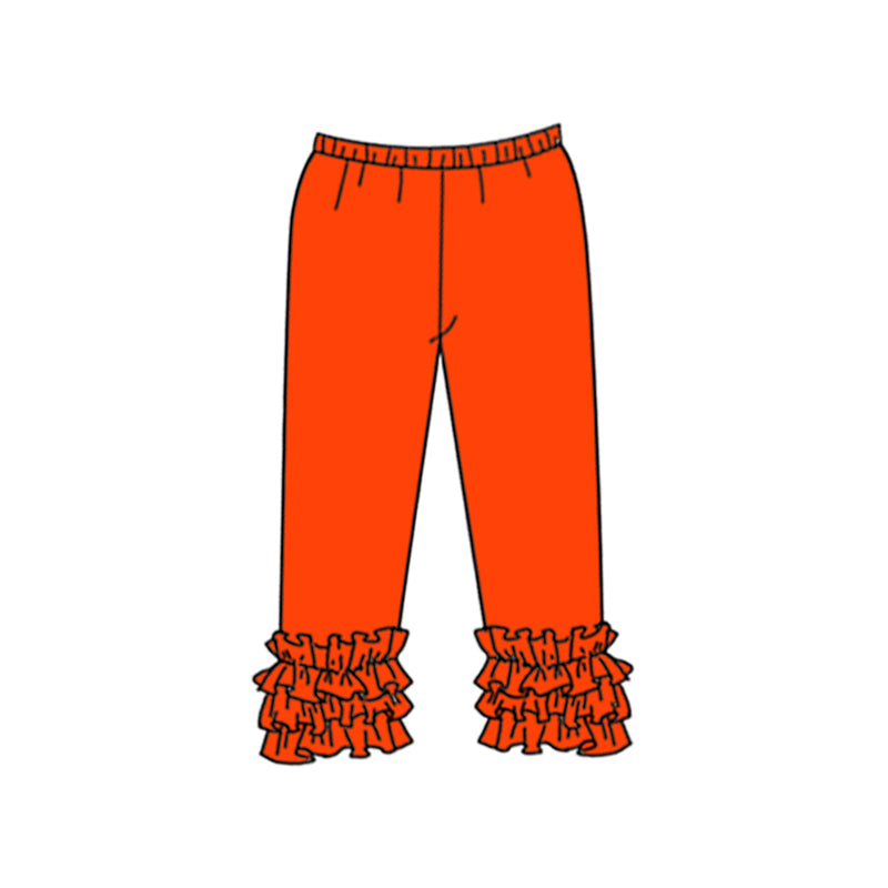 (Custom Design Preorder MOQ 5) Orange Color Girls Icing Pants