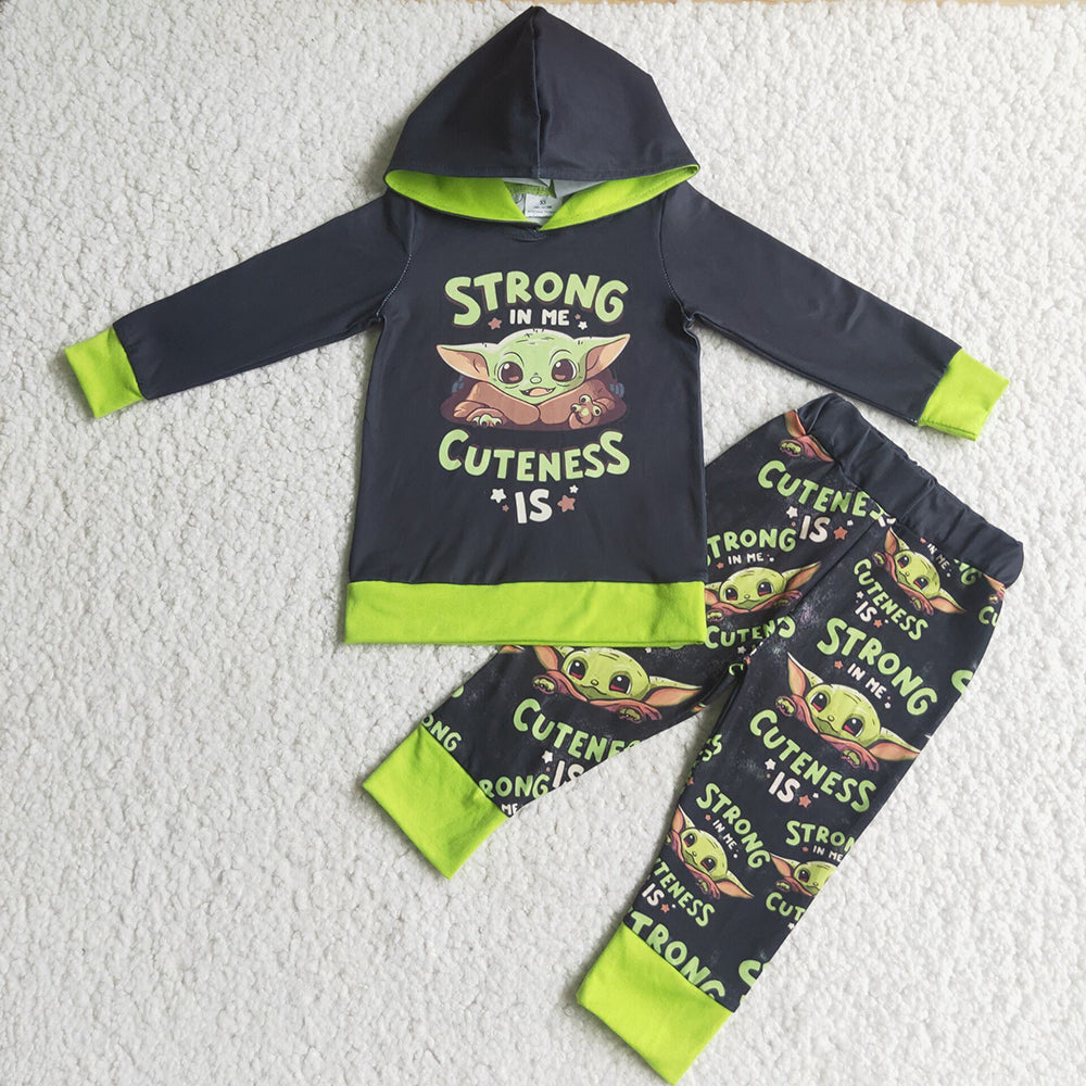 (Promotion) 6 C9-37 Boy's hooded outfits