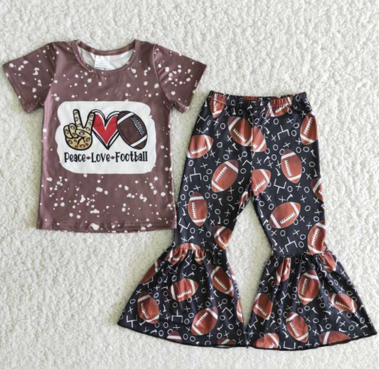 (Promotion)Short sleeve bell bottom pants outfits   B5-16