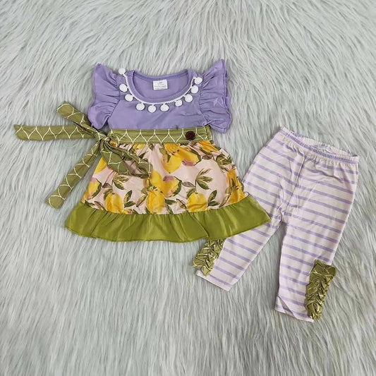 Flutter sleeve legging outfits A12-5