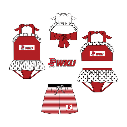 (Custom Design Preorder MOQ 5) Boys stripes print summer swim trunks NO.7