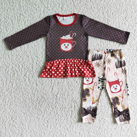 Long sleeve legging pants Christmas outfits    6 A22-5