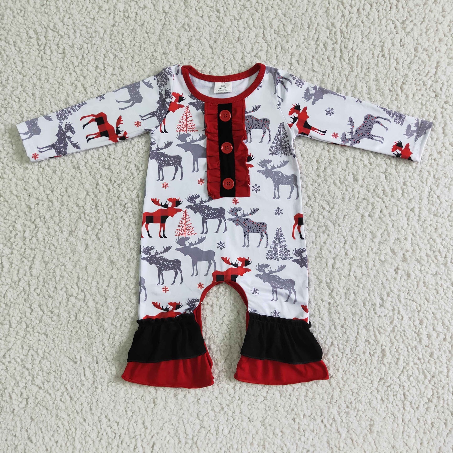 Baby girls Christmas romper  6 A22-9