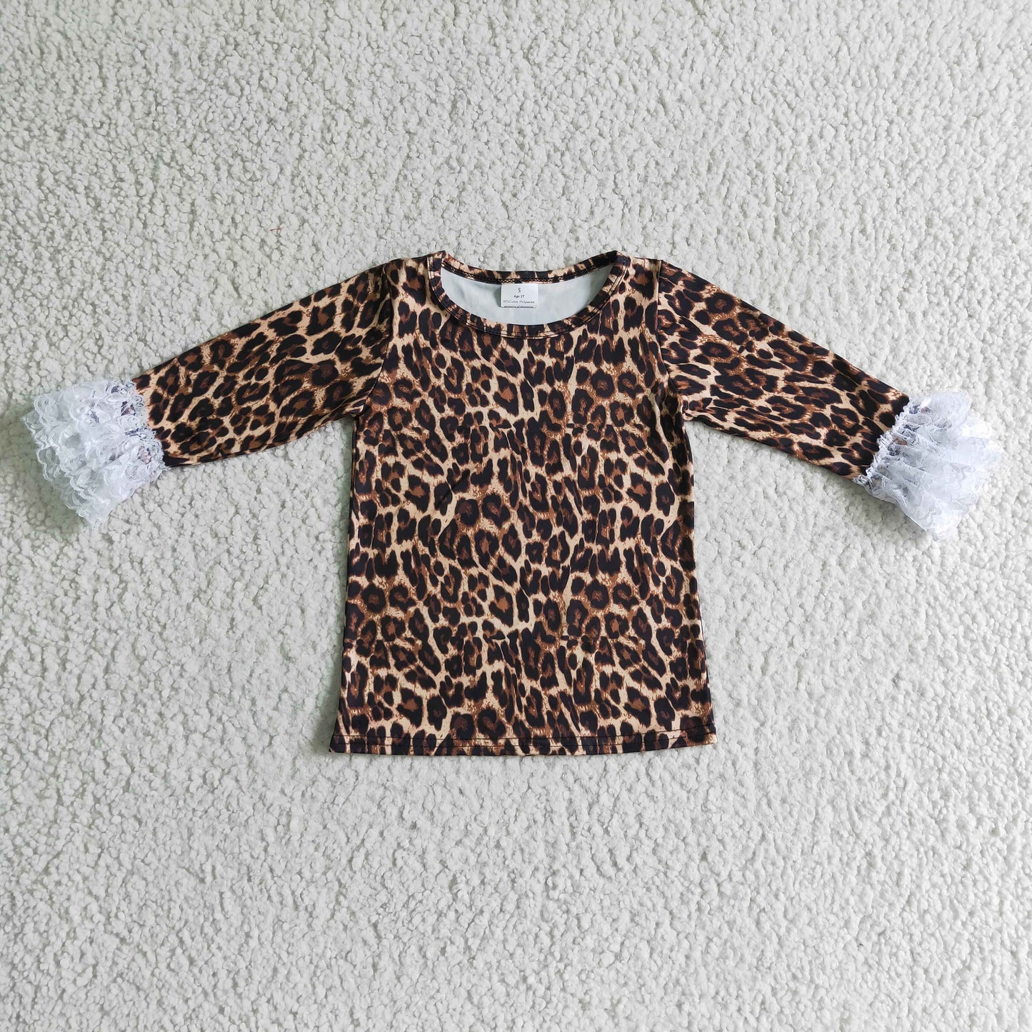 Long sleeve leopard print top   6 A23-4