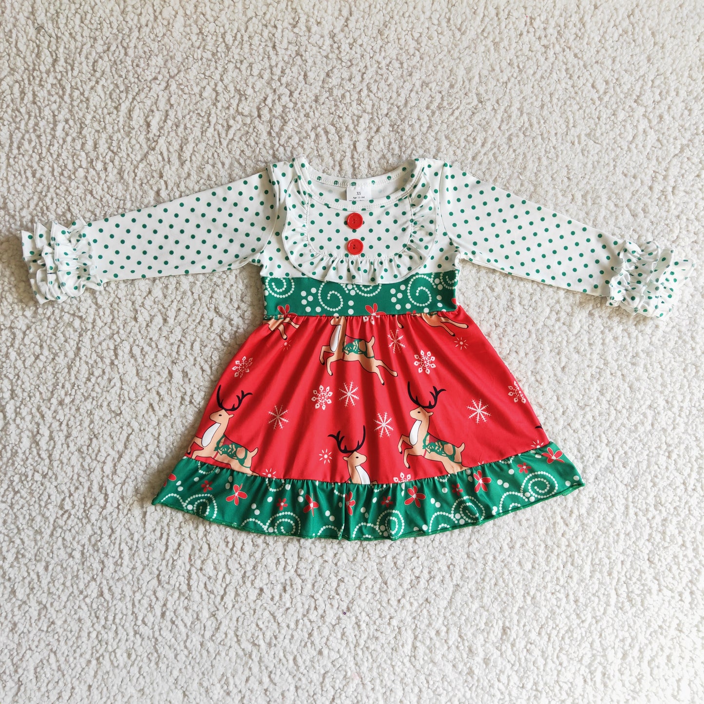 Girls Christmas dress    6 A26-14