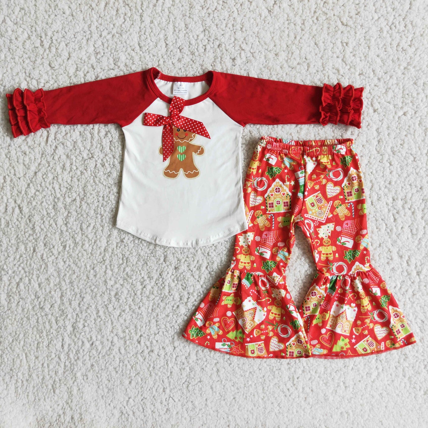 (Promotion) Girls Christmas outfits   6 B10-37