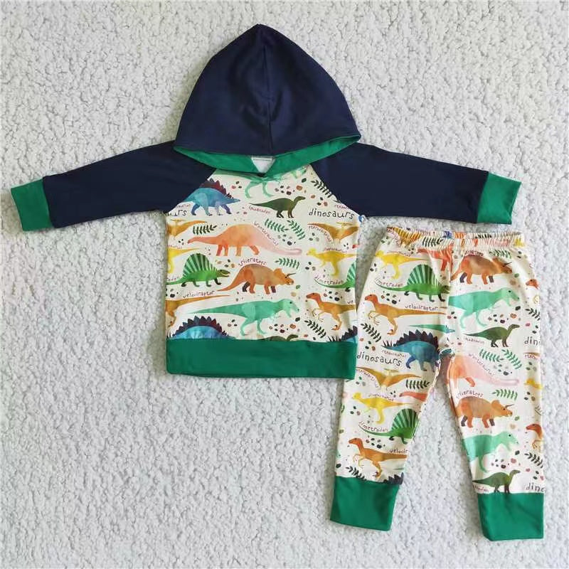 Boy's hooded outfits  6 B9-17