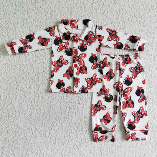 (Promotion)Girls long sleeved pajamas    6 C6-16