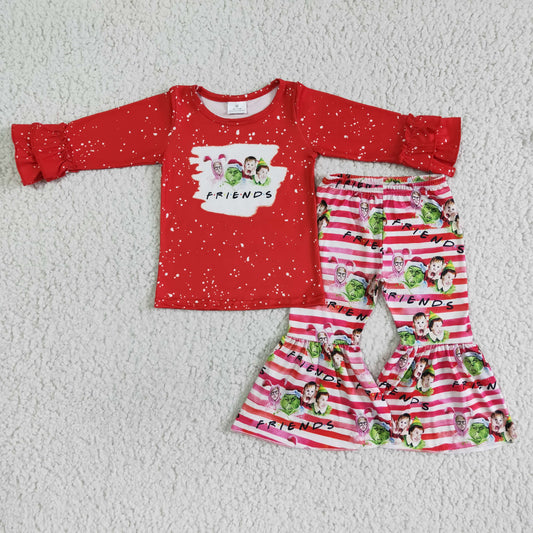 (Promotion)6 C6-17 Christmas Friends Movie Character Girls Outfits