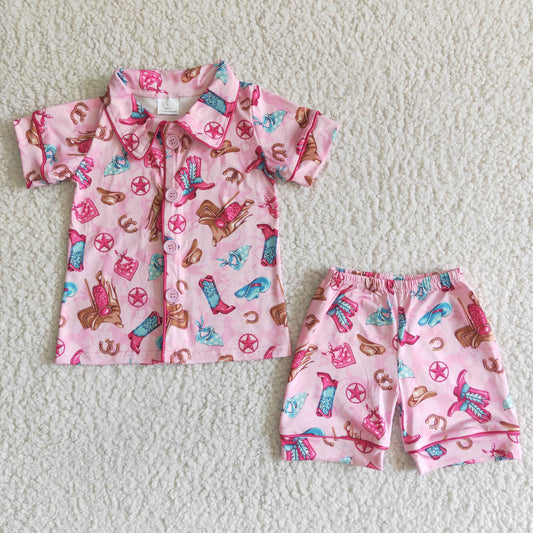 (Promotion)Short sleeve summer pajamas  GSSO0021