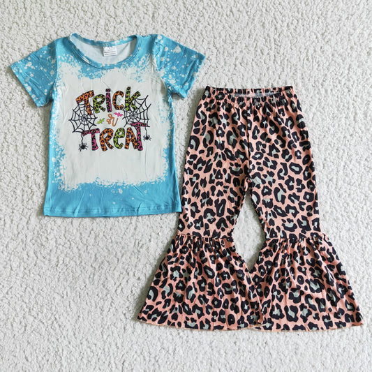 (Promotion) Trick is Tren leopard bell pants Girls Halloween outfits           A0-24