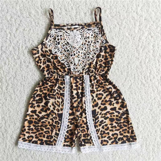 (Promotion)Sleeveless leopard print jumpsuits  A15-12