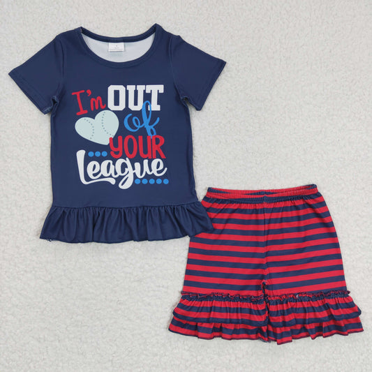 (Promotion)I'm out of your league ruffles shorts summer outfits   A8-22