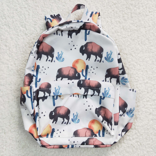 Boys bag bull print backpack BA0043