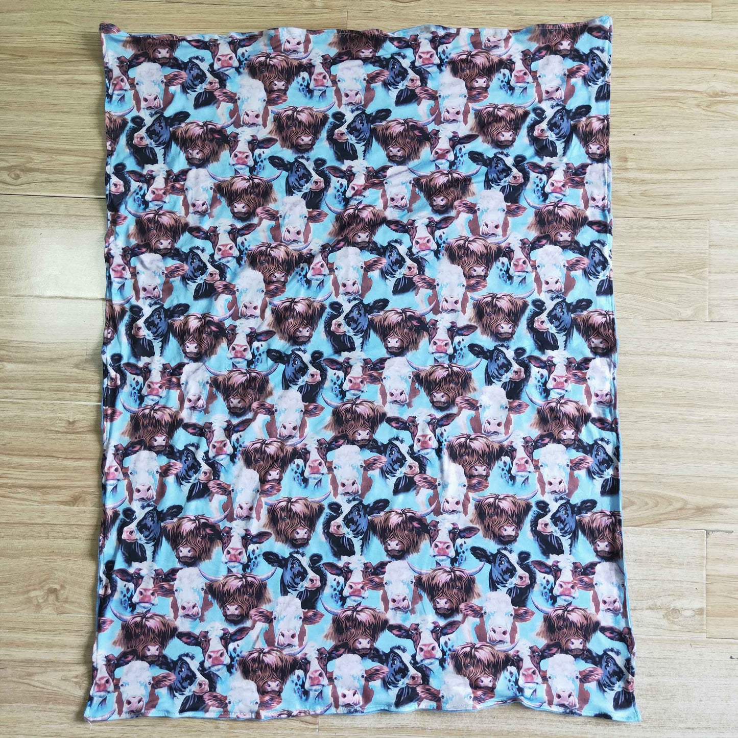 Cow print blanket BL0017