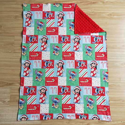 Christmas cartoon print blanket BL0032