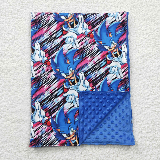 Cartoon print BLUE blanket BL0038