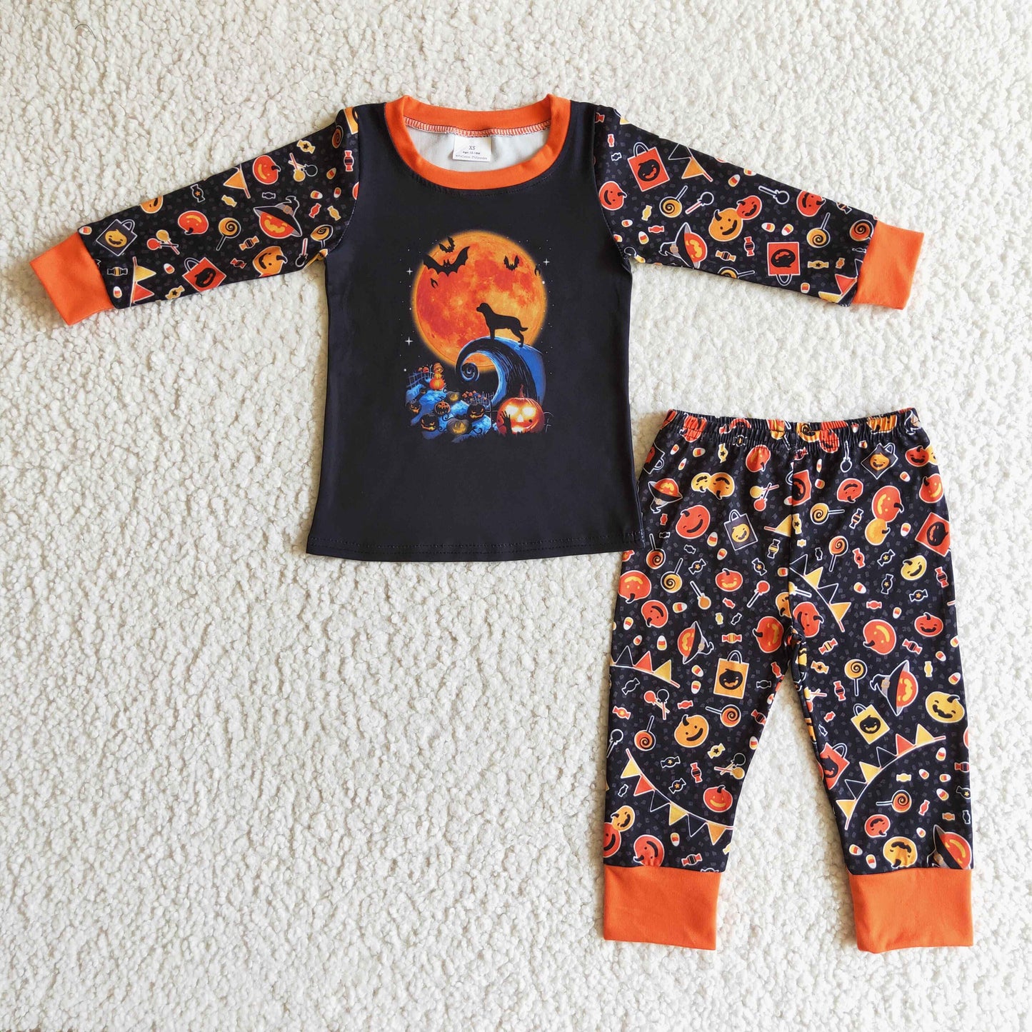 (Promotion)Boys Halloween Pajamas Set       BLP0024