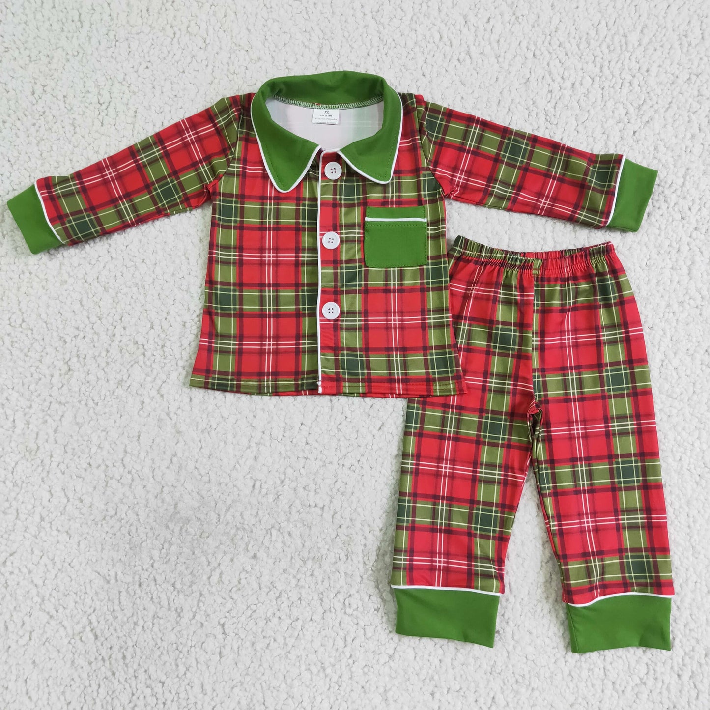 Boys Christmas pajamas     BLP0049