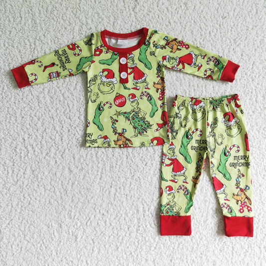 Boys Christmas pajamas     BLP0073