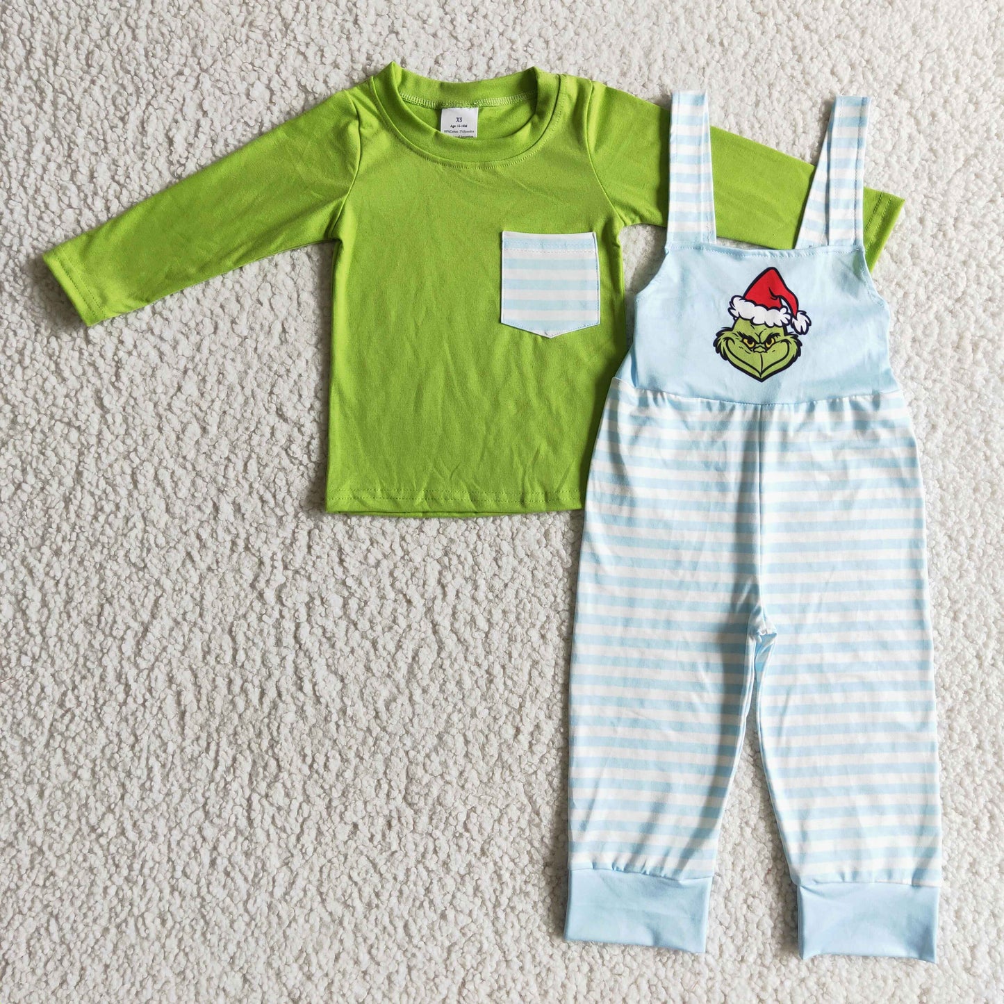 Boys Christmas overall  outfits      BLP0074