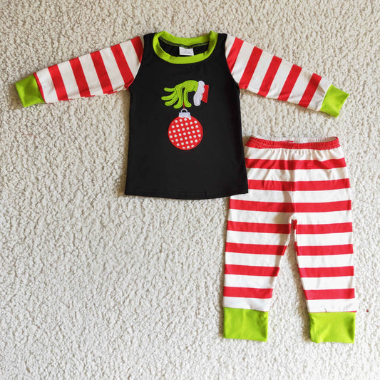 Boys Christmas pajamas      BLP0108