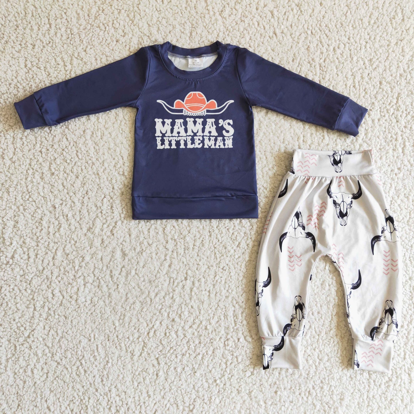 (Promotion)Boys MAMA'S LITTLE MAN western outfit   BLP0118