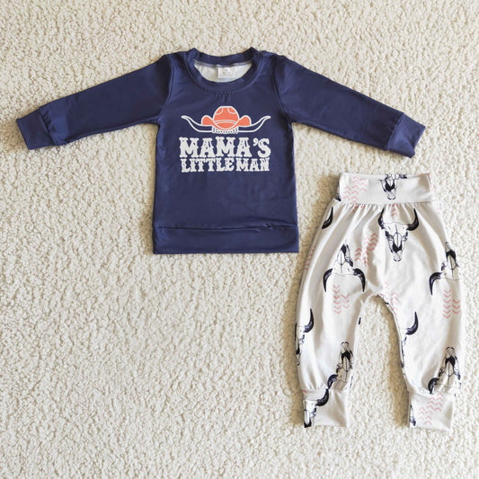 (Promotion)Boys MAMA'S LITTLE MAN western outfit   BLP0118