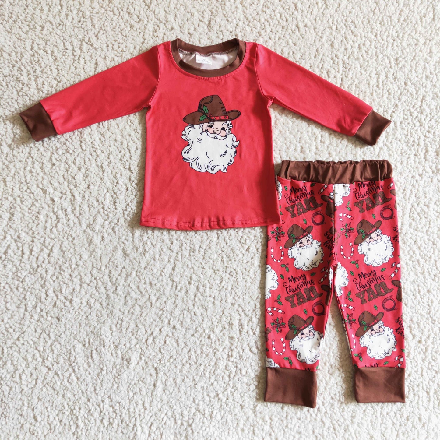 Boys Christmas red outfit      BLP0119