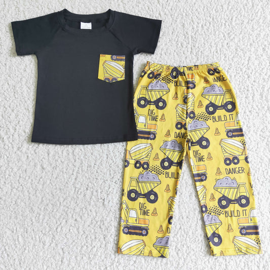 (Promotion)Boys T-shirt and pants outfits   BSPO0010