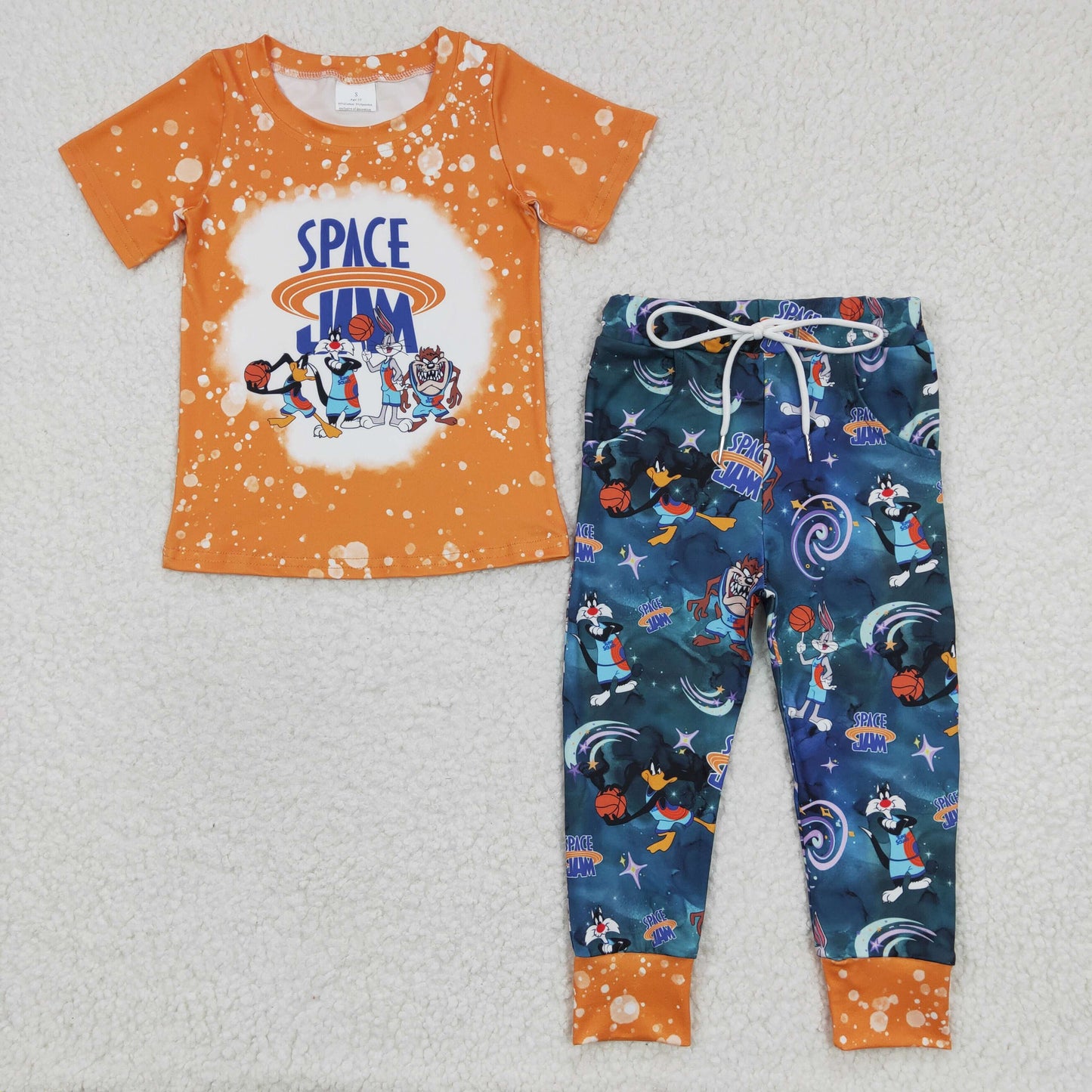 (Promotion)Boys cartoon rabbit print outfits   BSPO0091