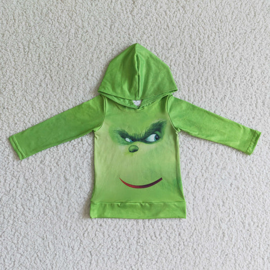 Boys long sleeve Christmas hooded Top      BT0051