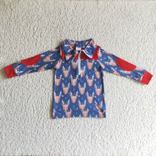 (Promotion)Boys Christmas pullover top     BT0071