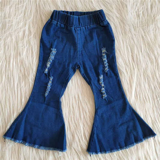 Bell bottom blue jeans      C15-1-1