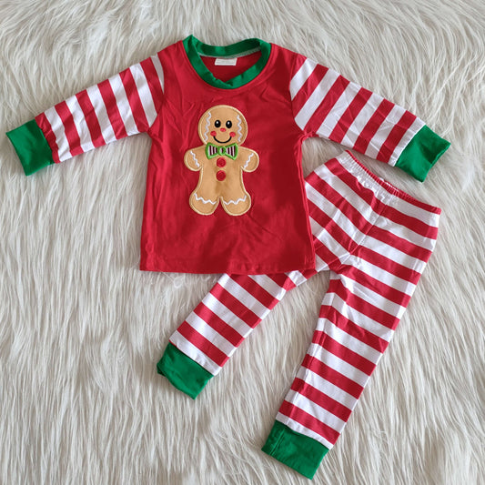 Boys long sleeve Christmas pajamas   6 A18-15