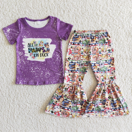 (Promotion) D12-5 Girls cartoon print outfits