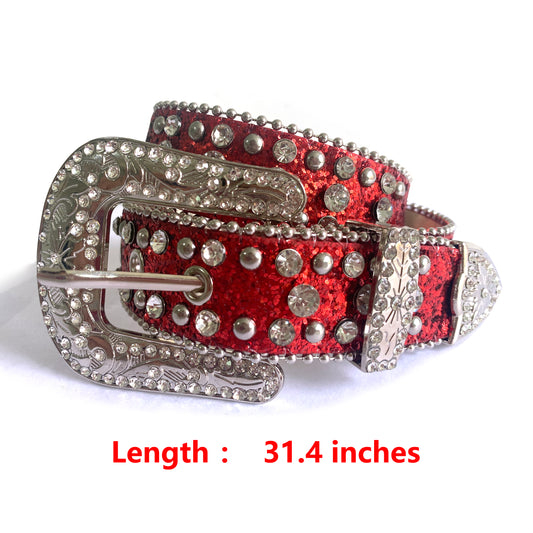 Girls RED belt for pants 31.5inches    GB0007