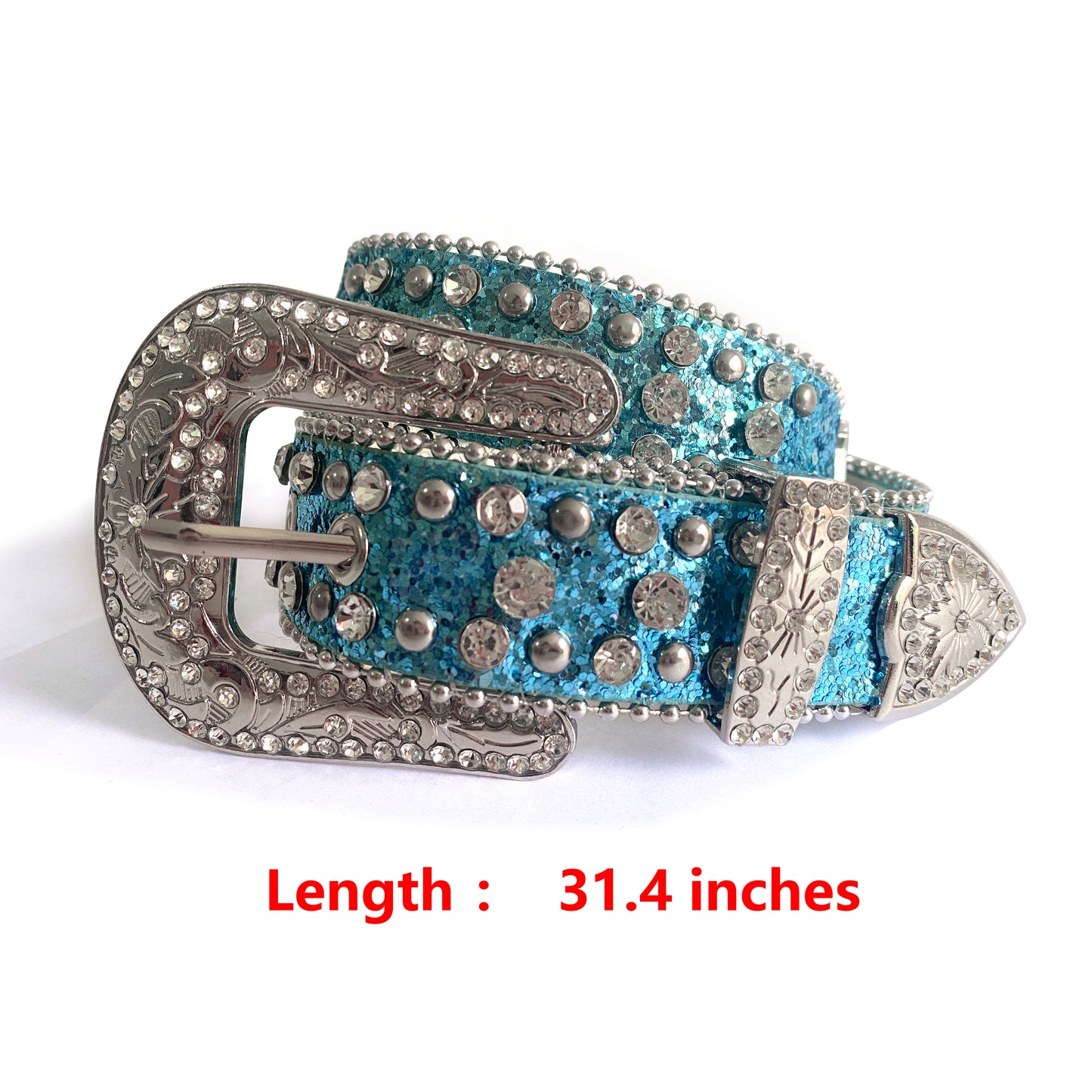 Girls BLUE belt for pants 31.5inches    GB0008