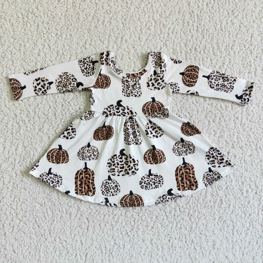 (Promotion)Girls pumpkin dress    GLD0012