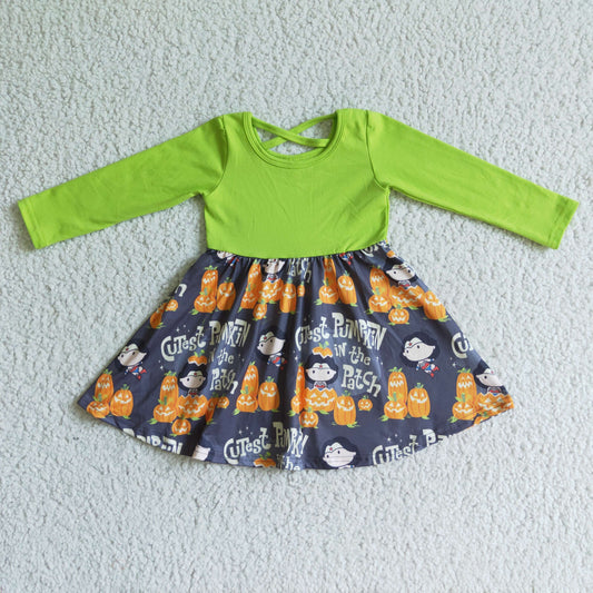 (Promotion)Girls Halloween dress        GLD0079